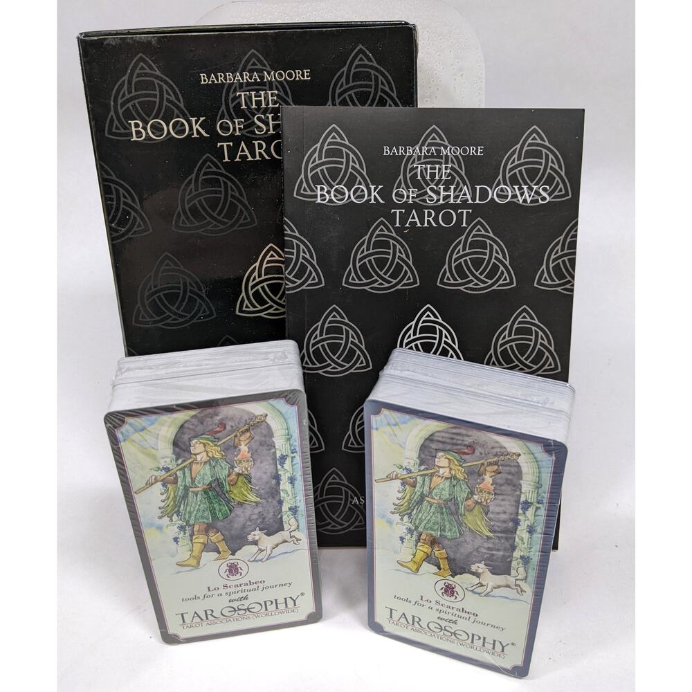 Book of Shadows Tarot: Complete Kit Box Set NEW, wrapped decks but box repaired